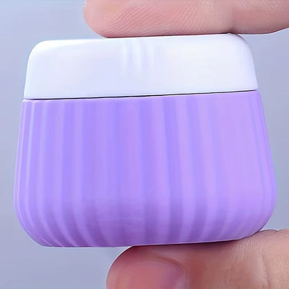 Toiletry Travel Container, Silicone Cream Jar TSA Approved Travel Container, with Transparent Bag, Leak Proof Travel Accessory W