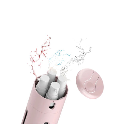 Travel Dispenser Split Bottle Shampoo Lotion Shower Gel Soap Bottle 4 in 1 Empty Sub-Bottle Press Container Bottles