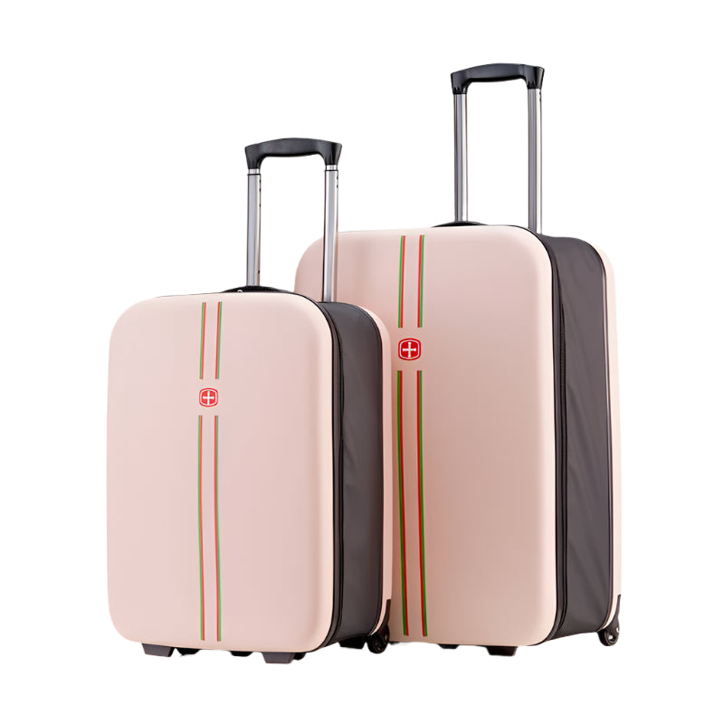 Folding Trolley Case, 20-Inch and 24-Inch Luggage for Business Trips, Traveling, and Lightweight and Foldable Suitcase