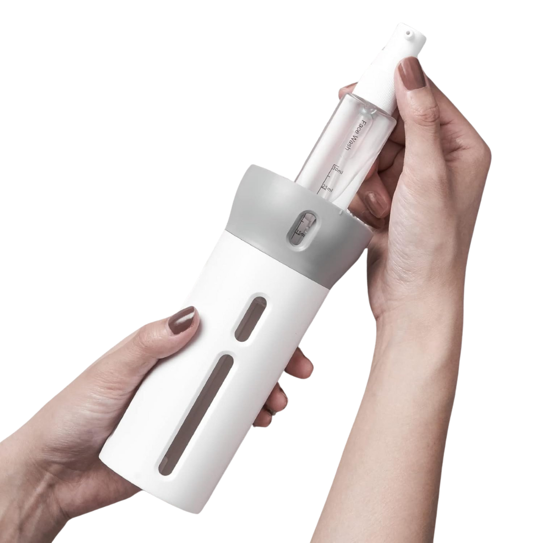 Rotatel - Flacon 4-en-1 Rechargeable & Anti-Fuite