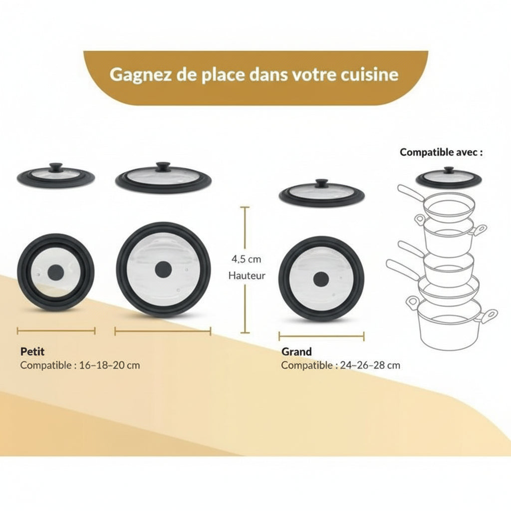 UniLid - Le couvercle unique qui range votre cuisine