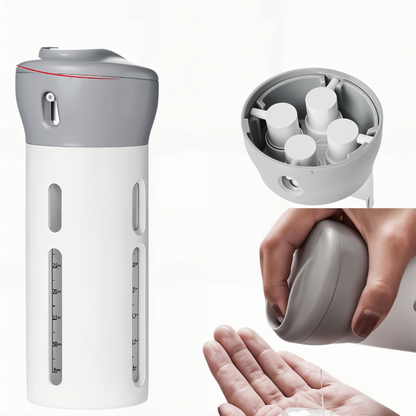 Rotatel - Flacon 4-en-1 Rechargeable & Anti-Fuite